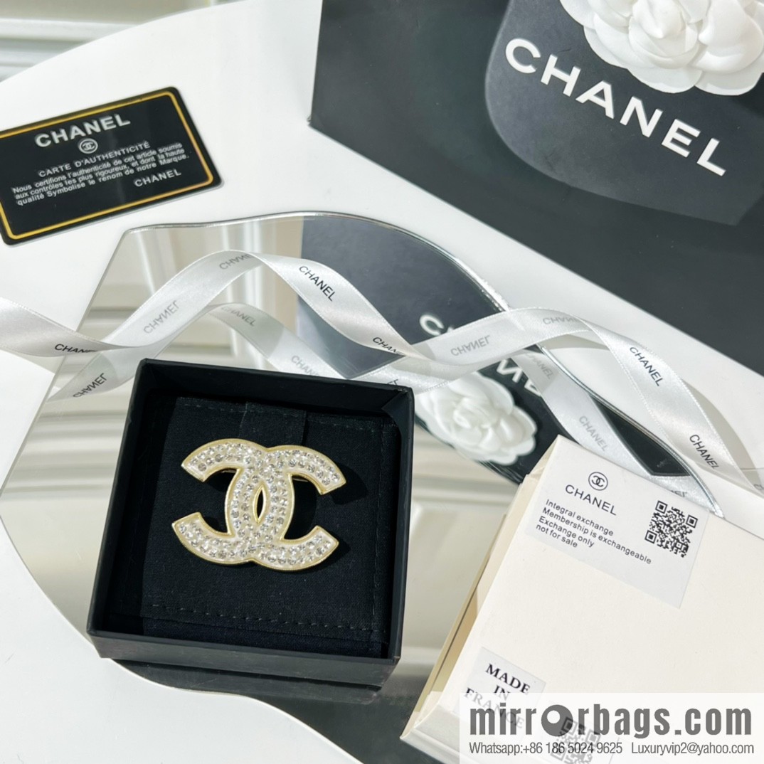 New ☑️ Chanel double c full diamond brooch