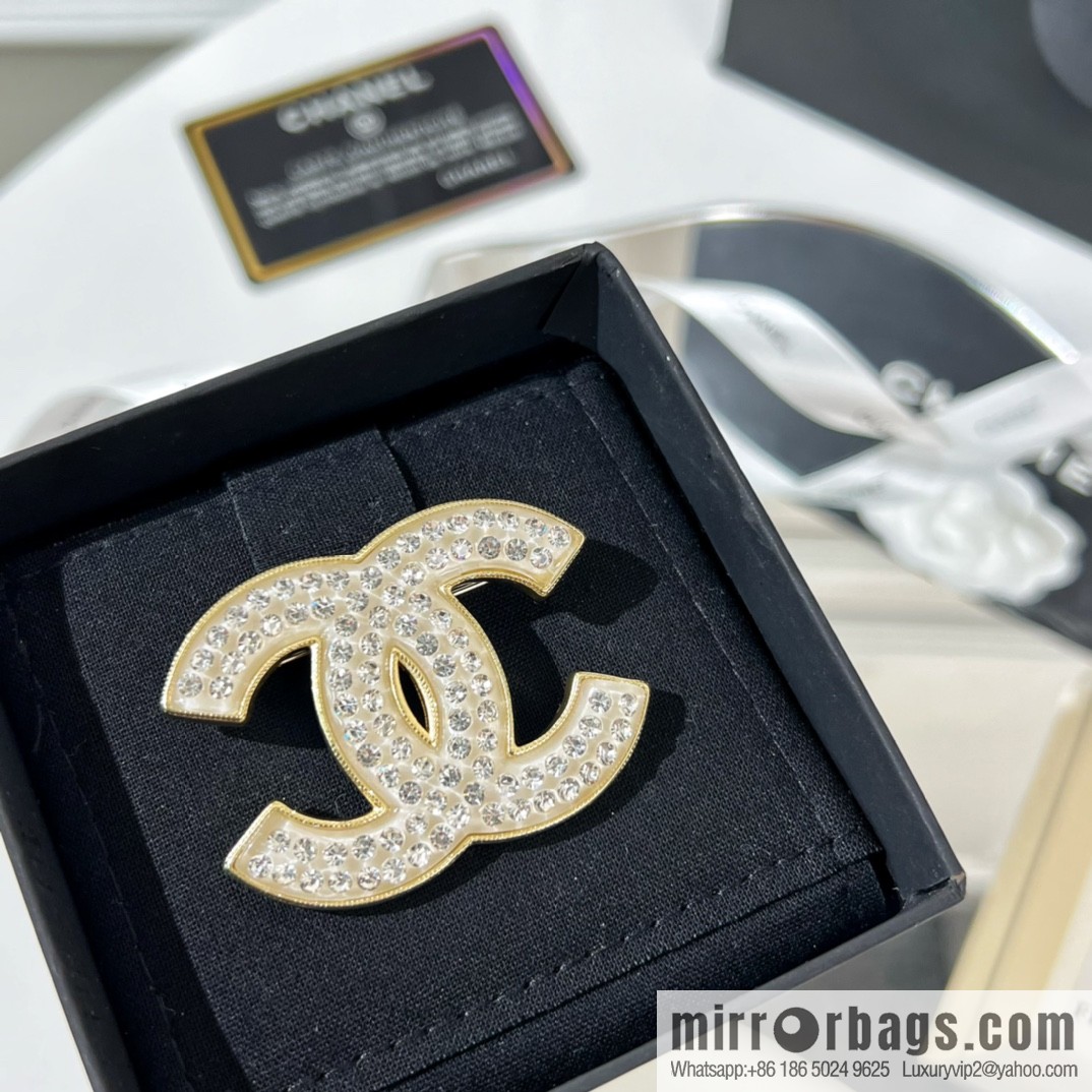 New ☑️ Chanel double c full diamond brooch
