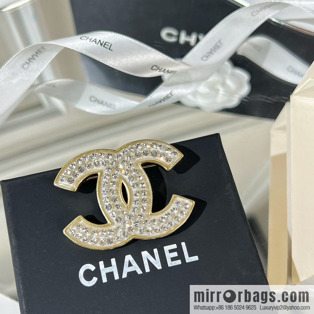 New ☑️ Chanel double c full diamond brooch