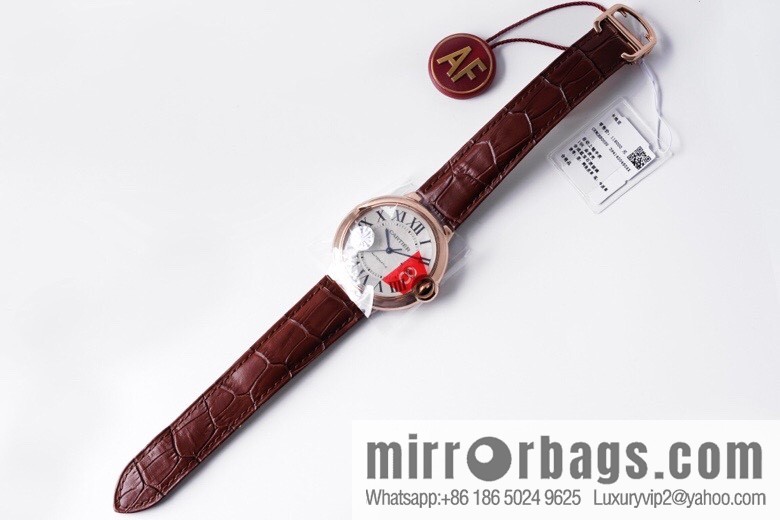 AF's strongest masterpiece! Cartier 42mm Blue Balloon WSBB0003 Men's Watch Upgraded 2824 Movement Series