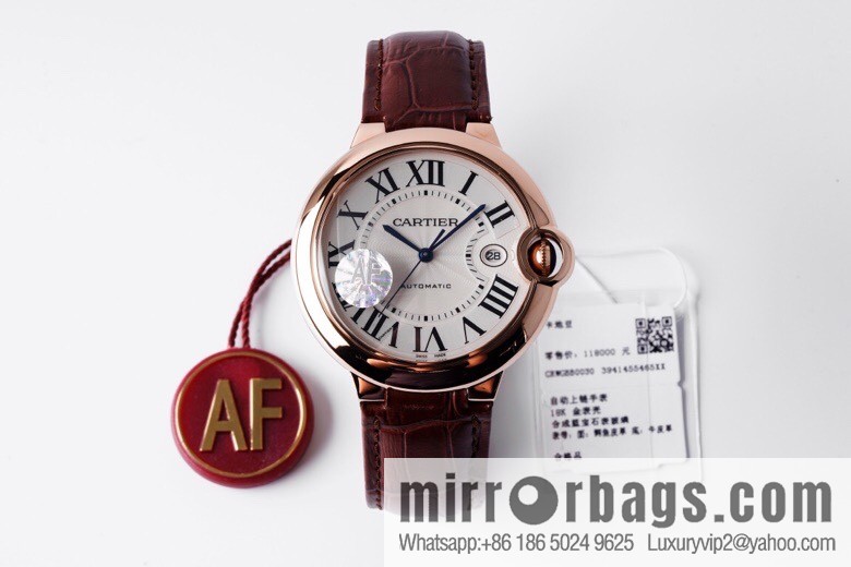 AF's strongest masterpiece! Cartier 42mm Blue Balloon WSBB0003 Men's Watch Upgraded 2824 Movement Series