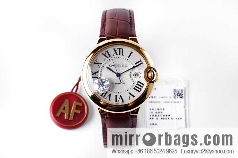 AF's strongest masterpiece! Cartier 42mm Blue Balloon WSBB0003 Men's Watch Upgraded 2824 Movement Series