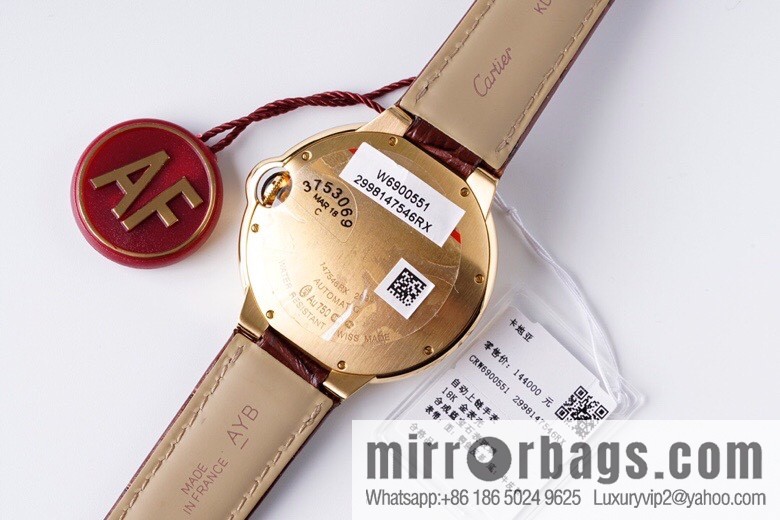 AF's strongest masterpiece! Cartier 42mm Blue Balloon WSBB0003 Men's Watch Upgraded 2824 Movement Series