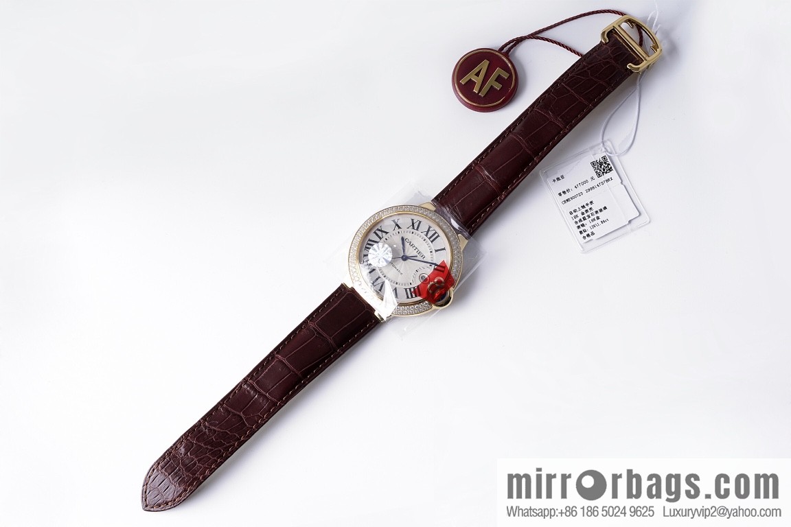 AF's strongest masterpiece! Cartier 42mm Blue Balloon WSBB0003 Men's Watch Upgraded 2824 Movement Series