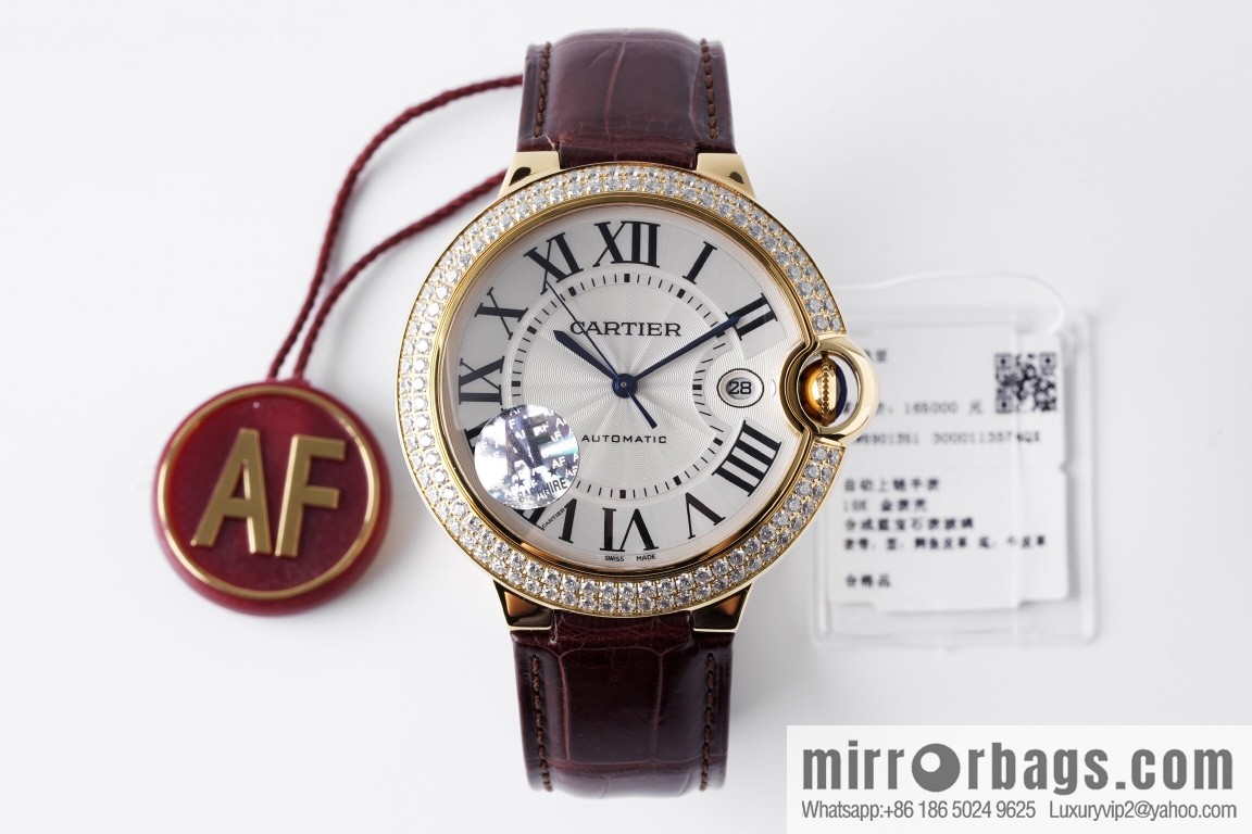 AF's strongest masterpiece! Cartier 42mm Blue Balloon WSBB0003 Men's Watch Upgraded 2824 Movement Series