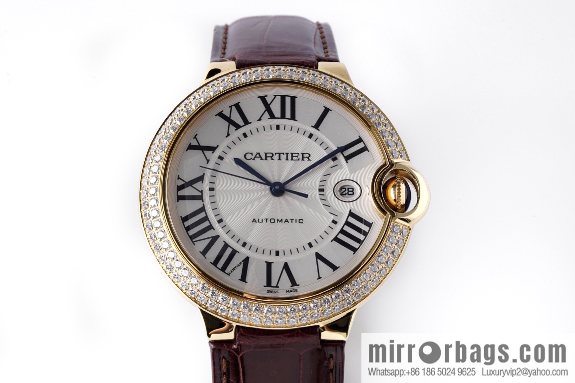 AF's strongest masterpiece! Cartier 42mm Blue Balloon WSBB0003 Men's Watch Upgraded 2824 Movement Series