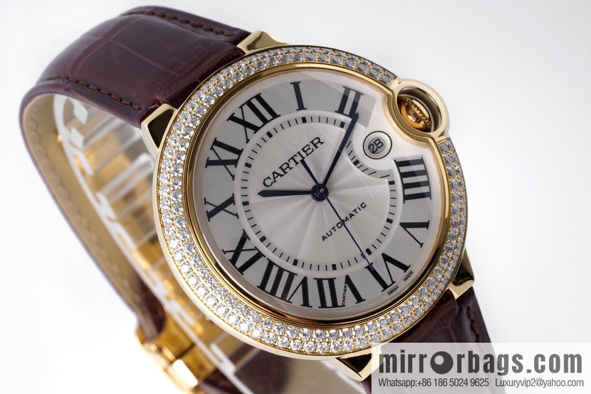 AF's strongest masterpiece! Cartier 42mm Blue Balloon WSBB0003 Men's Watch Upgraded 2824 Movement Series