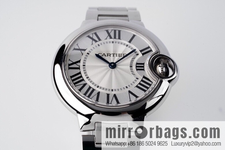 AF's most beautiful reproduction, Cartier 33mm blue balloon W6920084 quartz women's watch