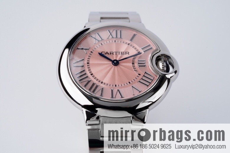 AF's most beautiful reproduction, Cartier 33mm blue balloon W6920084 quartz women's watch