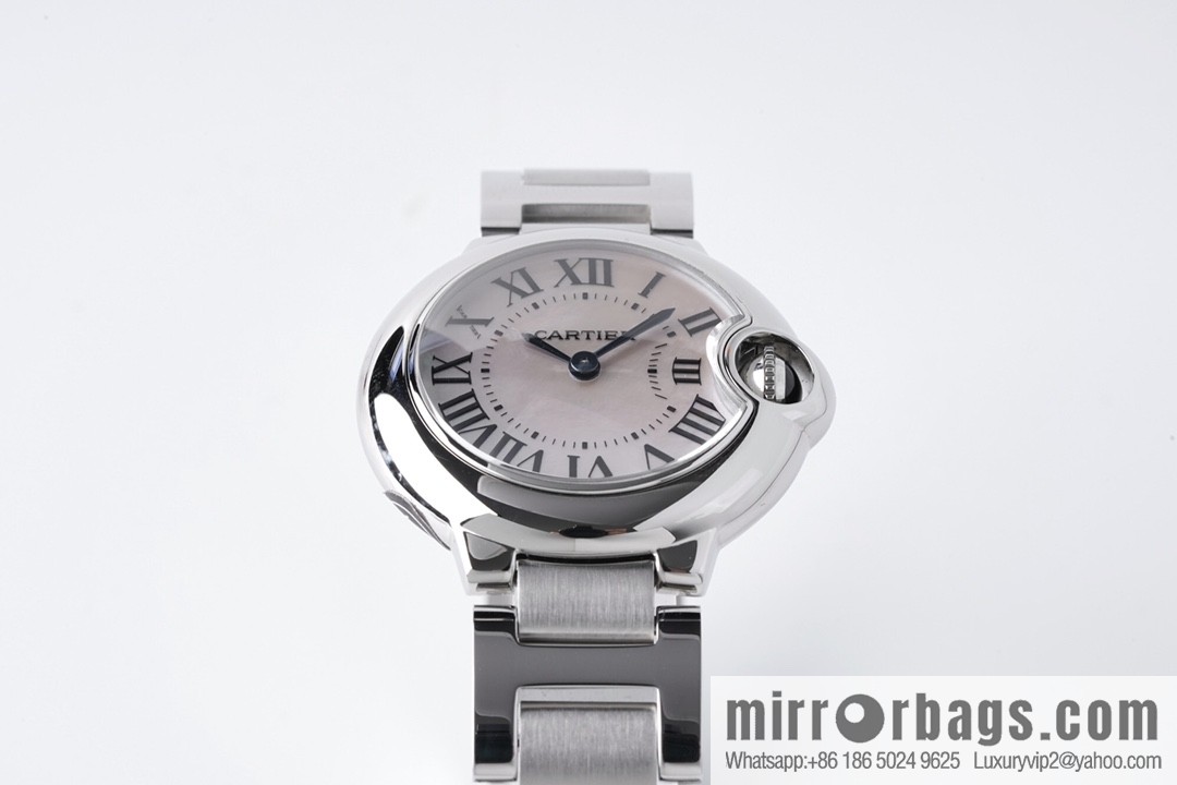 AF's most beautiful replica, Cartier 28mm small blue balloon W69010Z4 women's watch