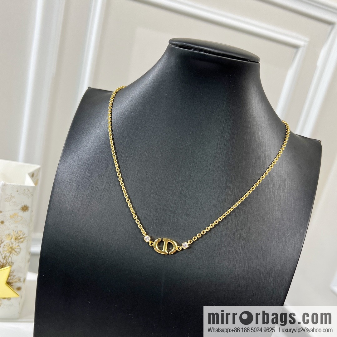 New ☑️ DIOR Dior CD Diamond Necklace