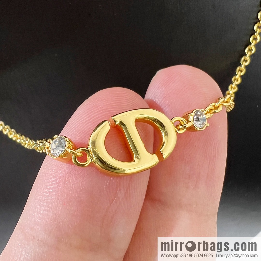 New ☑️ DIOR Dior CD Diamond Necklace
