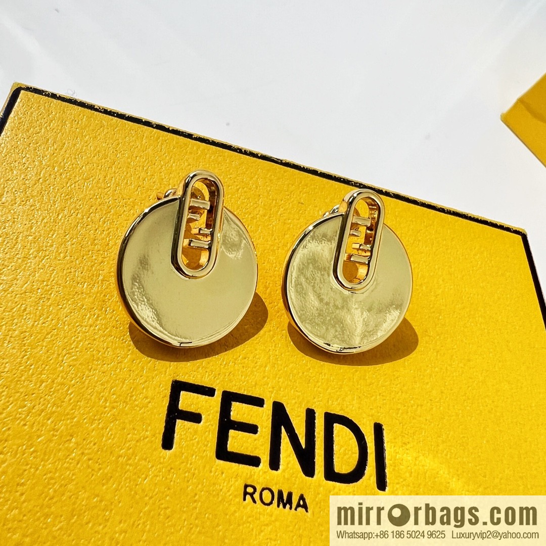 New Fendi stud earrings