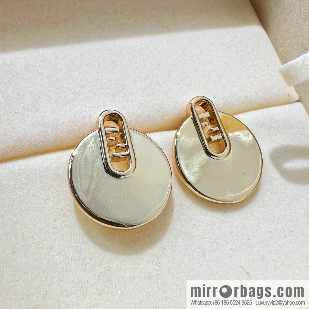 New Fendi stud earrings