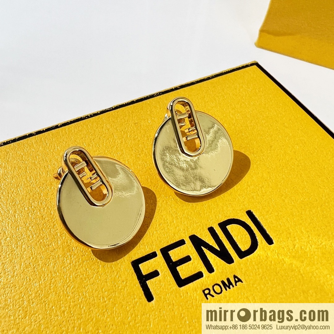 New Fendi stud earrings