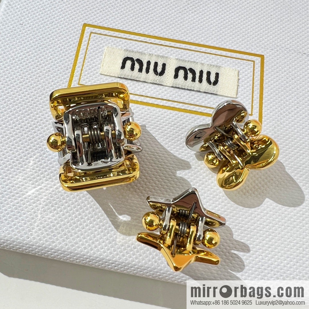 MIU MIU Miu Miu Letter Pentagram Love Hairpin Hairpin