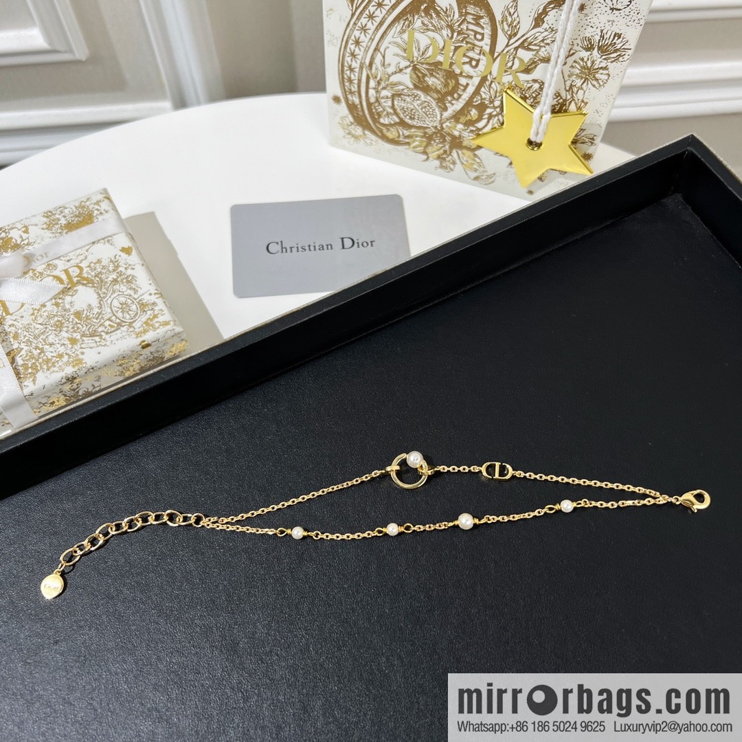 New ☑️ DIOR Dior double pearl bracelet