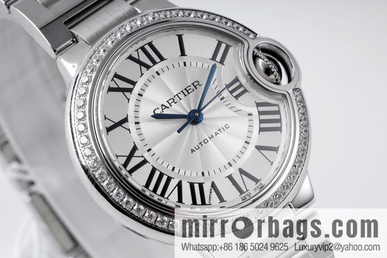 AF's most beautiful reproduction, Cartier 33mm blue balloon W6920084 quartz women's watch