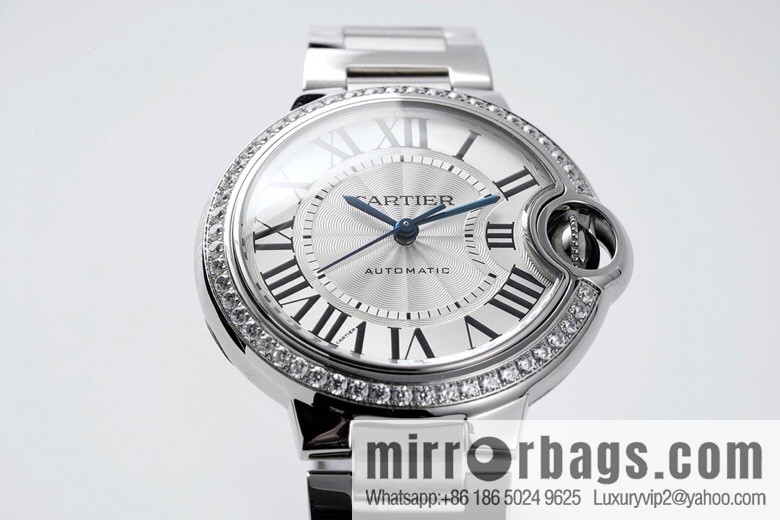 AF's most beautiful reproduction, Cartier 33mm blue balloon W6920084 quartz women's watch