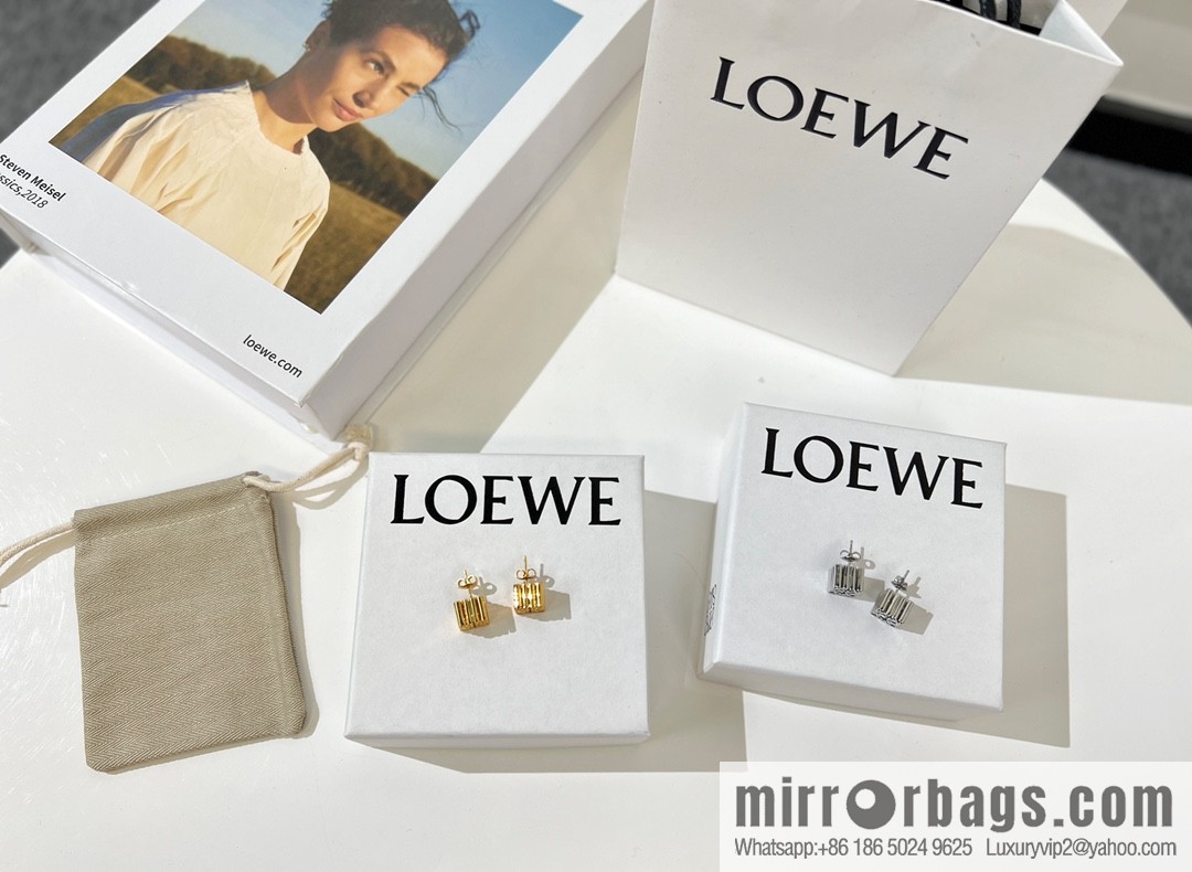 LOEWE Mooncake stud earrings
