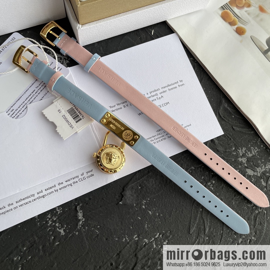 Original Order~ VERSACE VEDW Medusa Lock Icon Quartz Ladies Watch