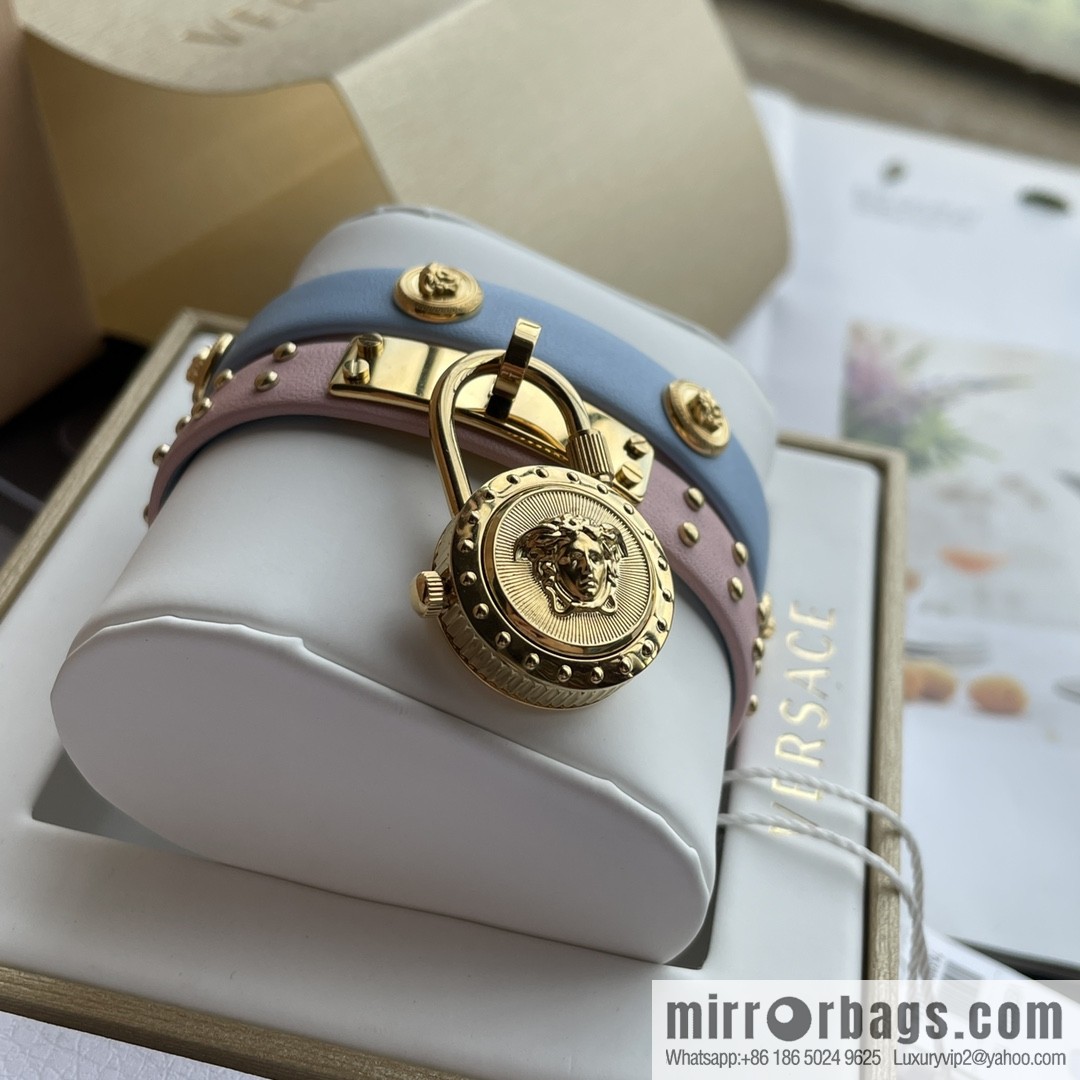 Original Order~ VERSACE VEDW Medusa Lock Icon Quartz Ladies Watch