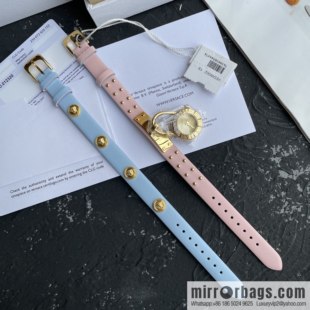 Original Order~ VERSACE VEDW Medusa Lock Icon Quartz Ladies Watch