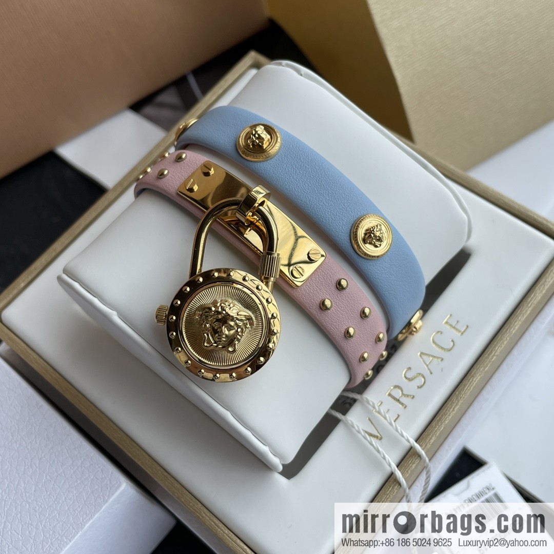 Original Order~ VERSACE VEDW Medusa Lock Icon Quartz Ladies Watch