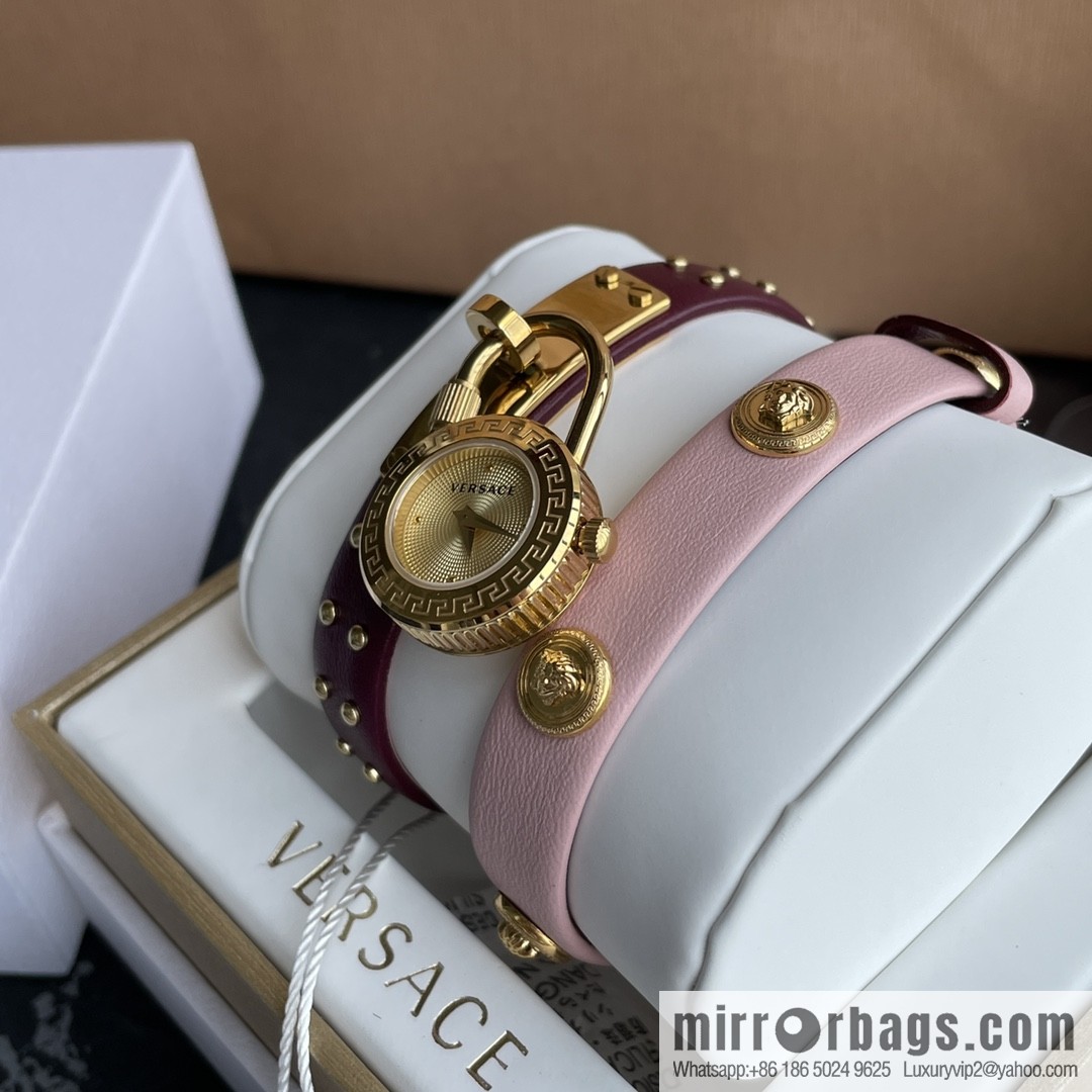 Original Order~ VERSACE VEDW Medusa Lock Icon Quartz Ladies Watch