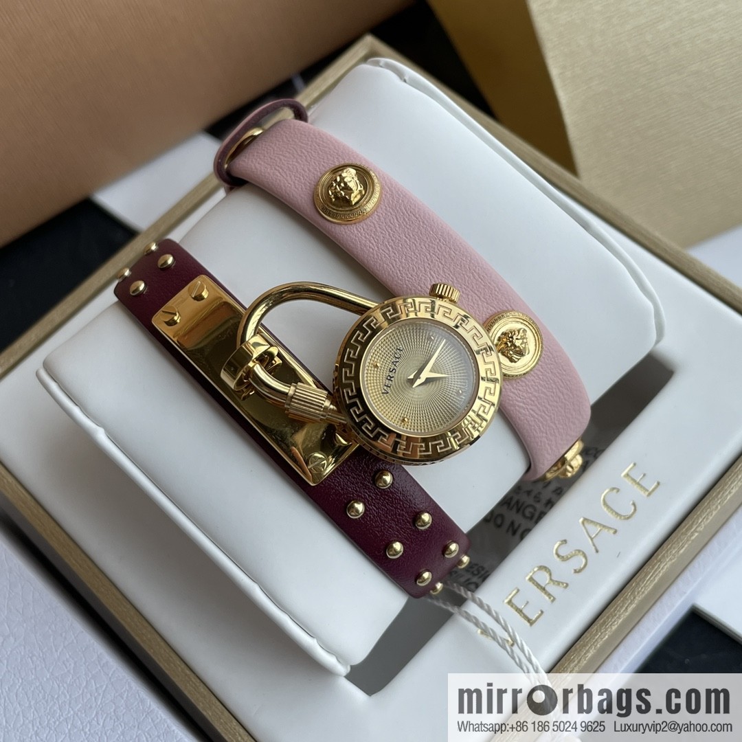 Original Order~ VERSACE VEDW Medusa Lock Icon Quartz Ladies Watch