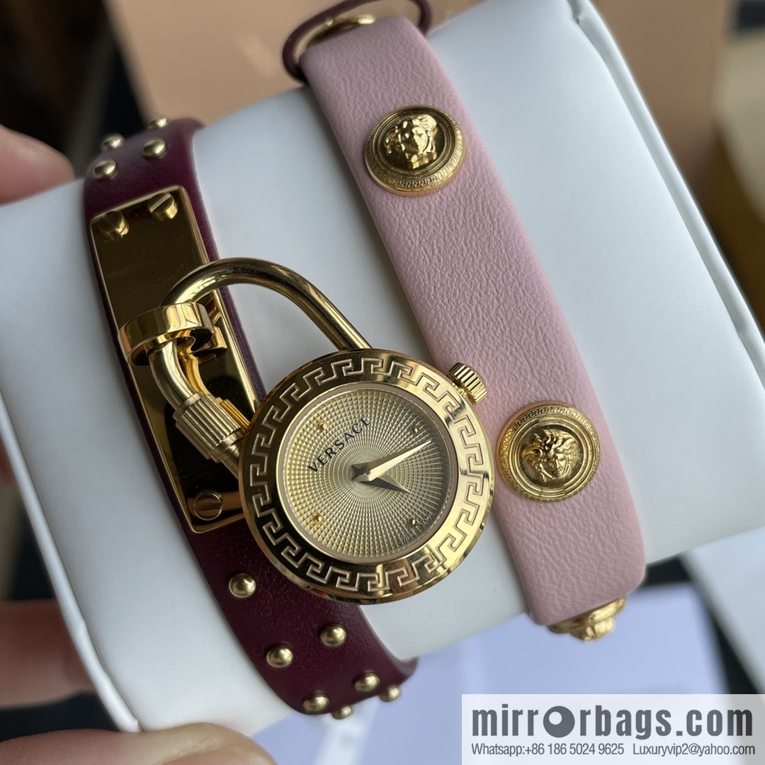 Original Order~ VERSACE VEDW Medusa Lock Icon Quartz Ladies Watch