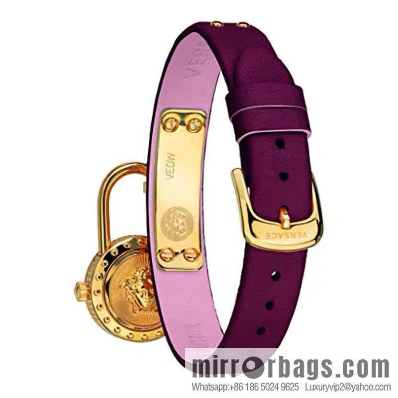 Original Order~ VERSACE VEDW Medusa Lock Icon Quartz Ladies Watch