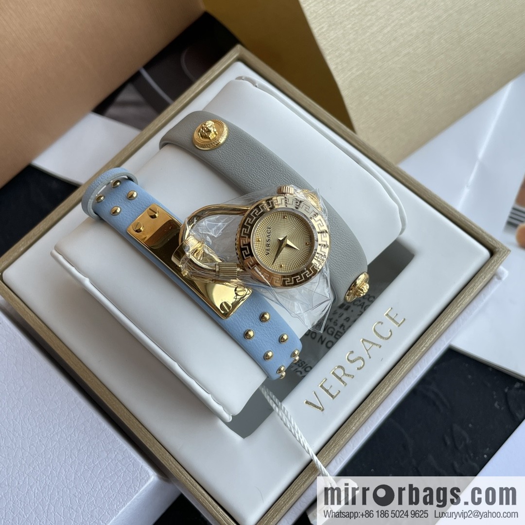 Original Order~ VERSACE VEDW Medusa Lock Icon Quartz Ladies Watch