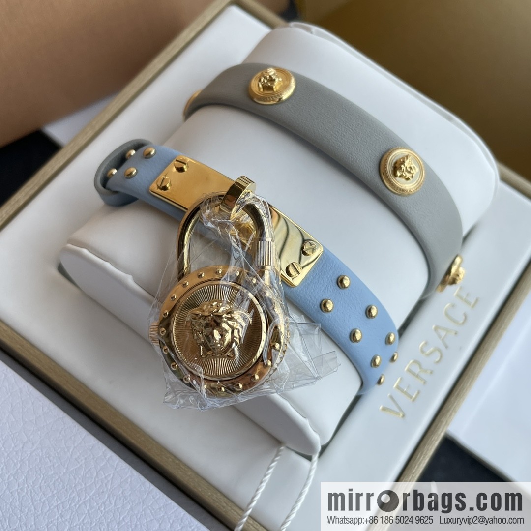 Original Order~ VERSACE VEDW Medusa Lock Icon Quartz Ladies Watch