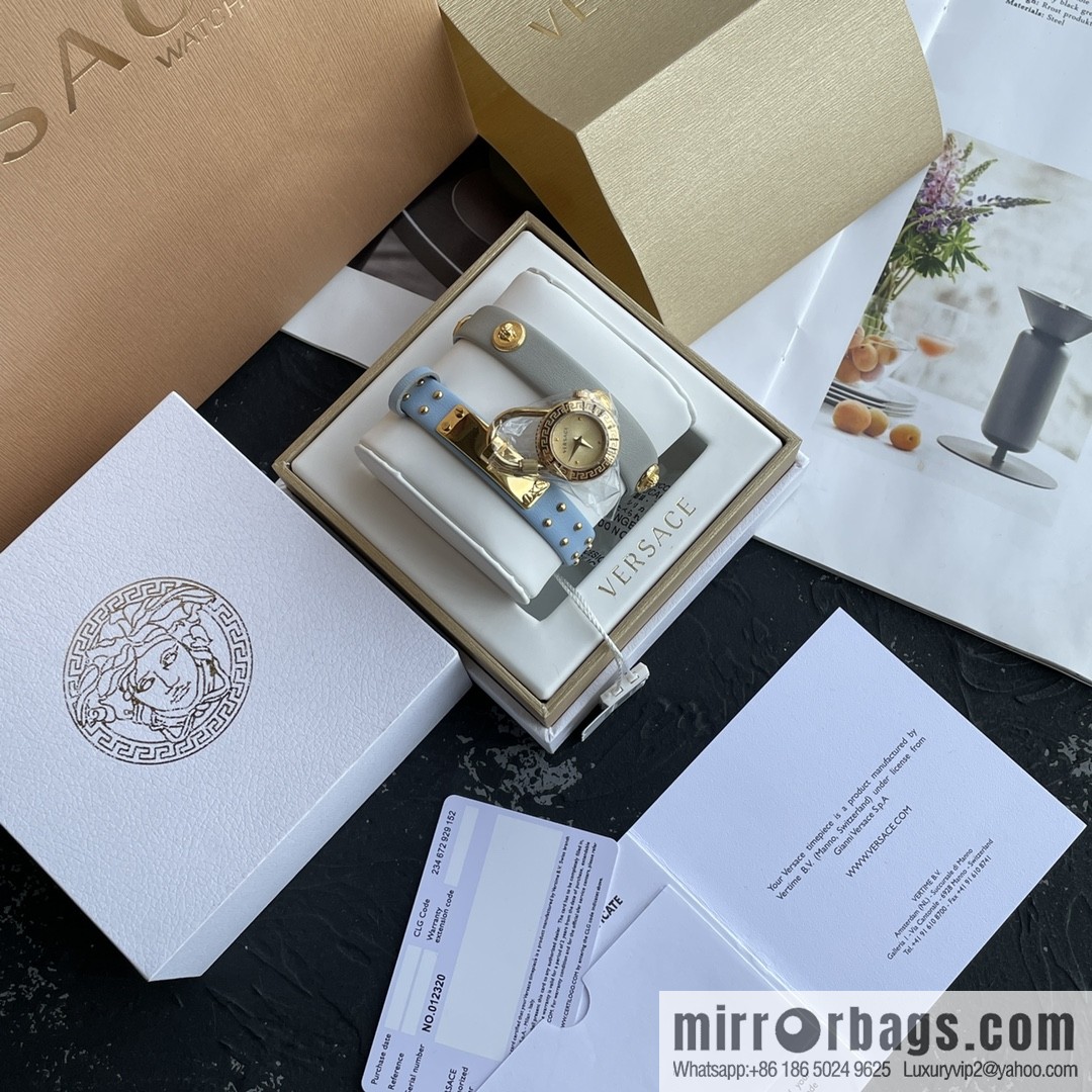 Original Order~ VERSACE VEDW Medusa Lock Icon Quartz Ladies Watch