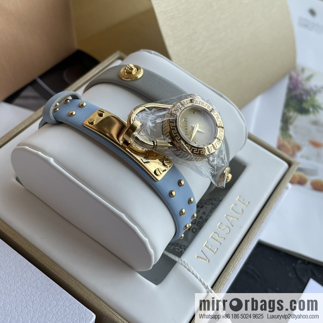 Original Order~ VERSACE VEDW Medusa Lock Icon Quartz Ladies Watch