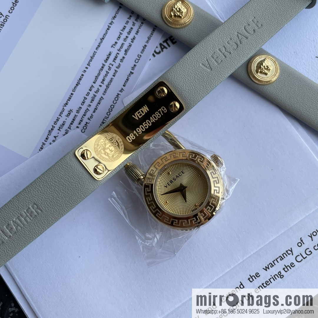 Original Order~ VERSACE VEDW Medusa Lock Icon Quartz Ladies Watch