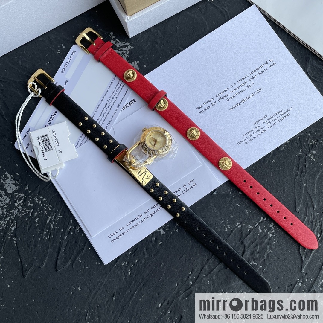 Original Order~ VERSACE VEDW Medusa Lock Icon Quartz Ladies Watch