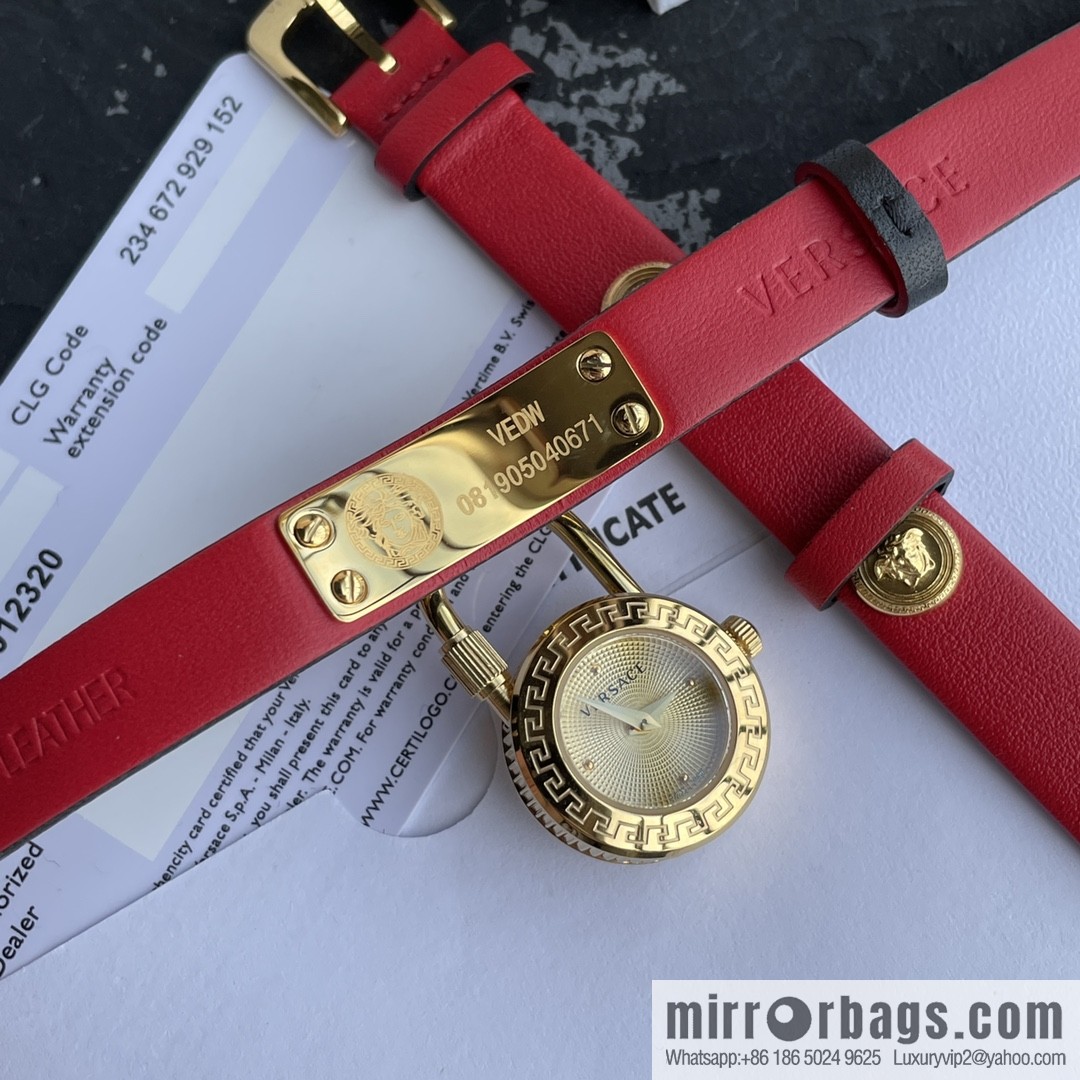 Original Order~ VERSACE VEDW Medusa Lock Icon Quartz Ladies Watch