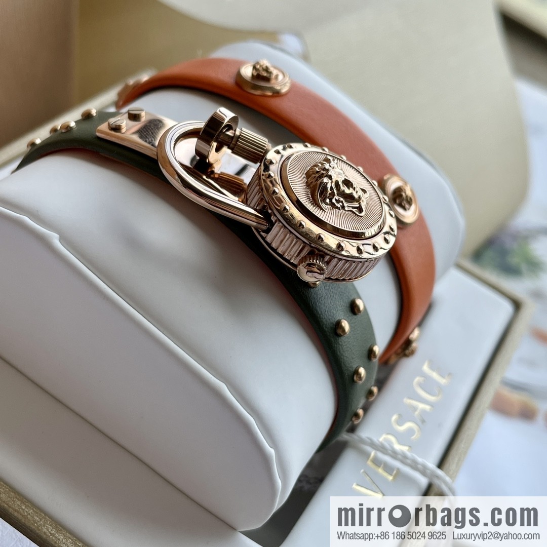 Original Order~ VERSACE VEDW Medusa Lock Icon Quartz Ladies Watch