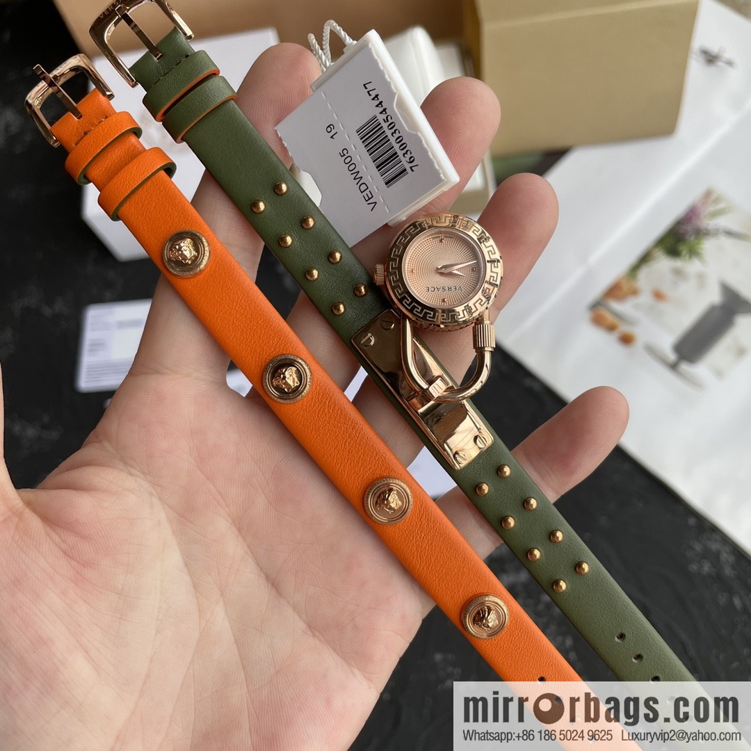 Original Order~ VERSACE VEDW Medusa Lock Icon Quartz Ladies Watch