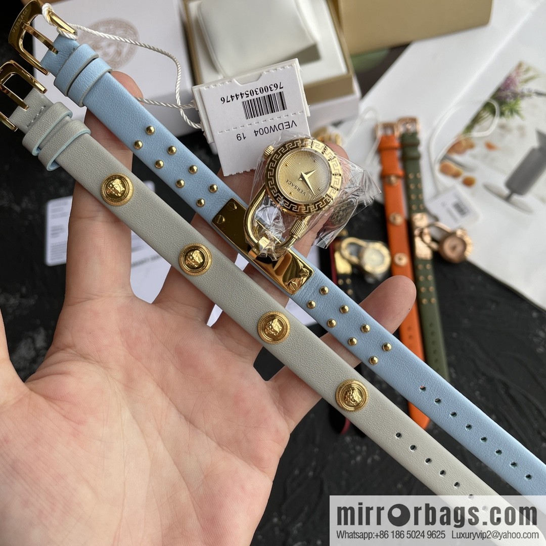 Original Order~ VERSACE VEDW Medusa Lock Icon Quartz Ladies Watch