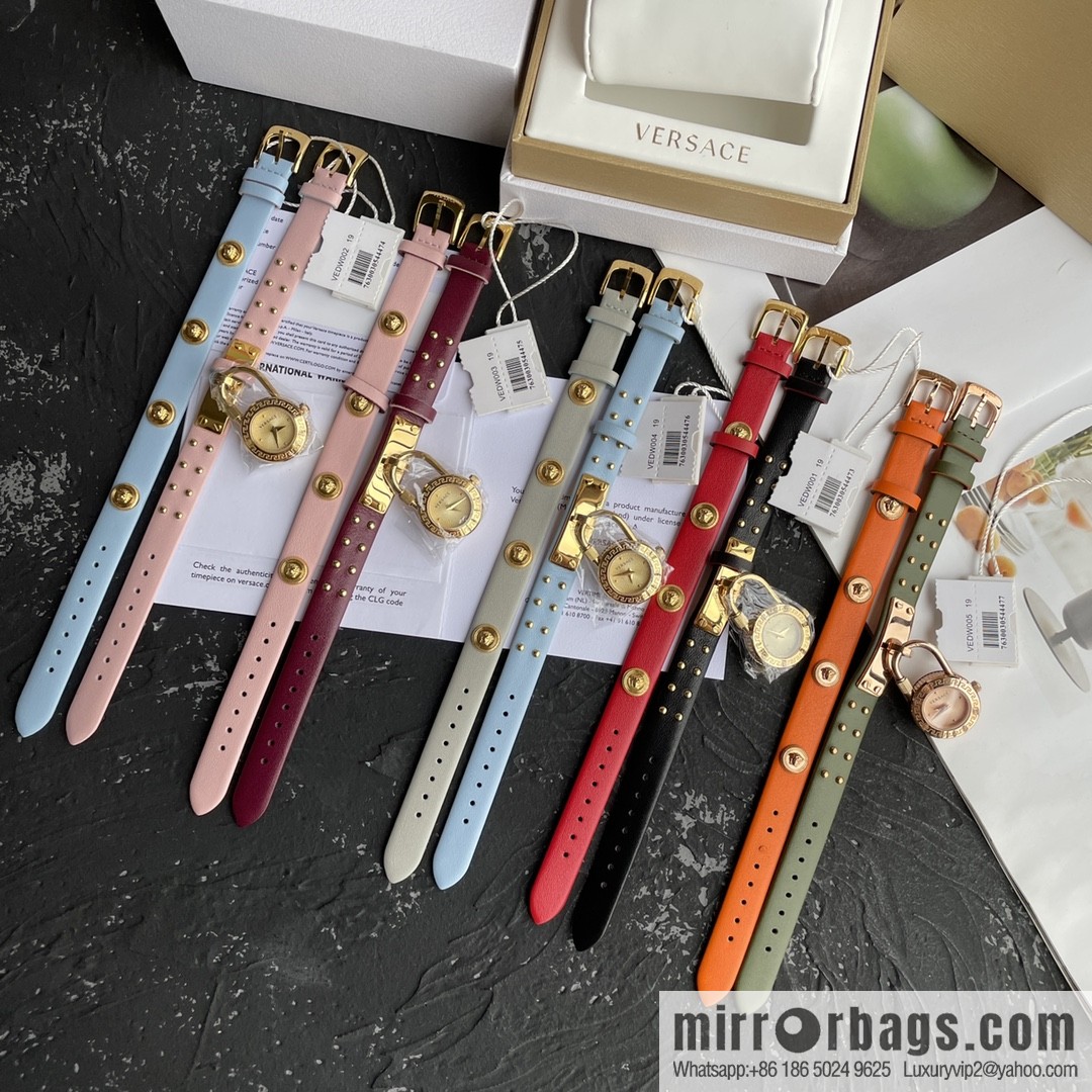Original Order~ VERSACE VEDW Medusa Lock Icon Quartz Ladies Watch