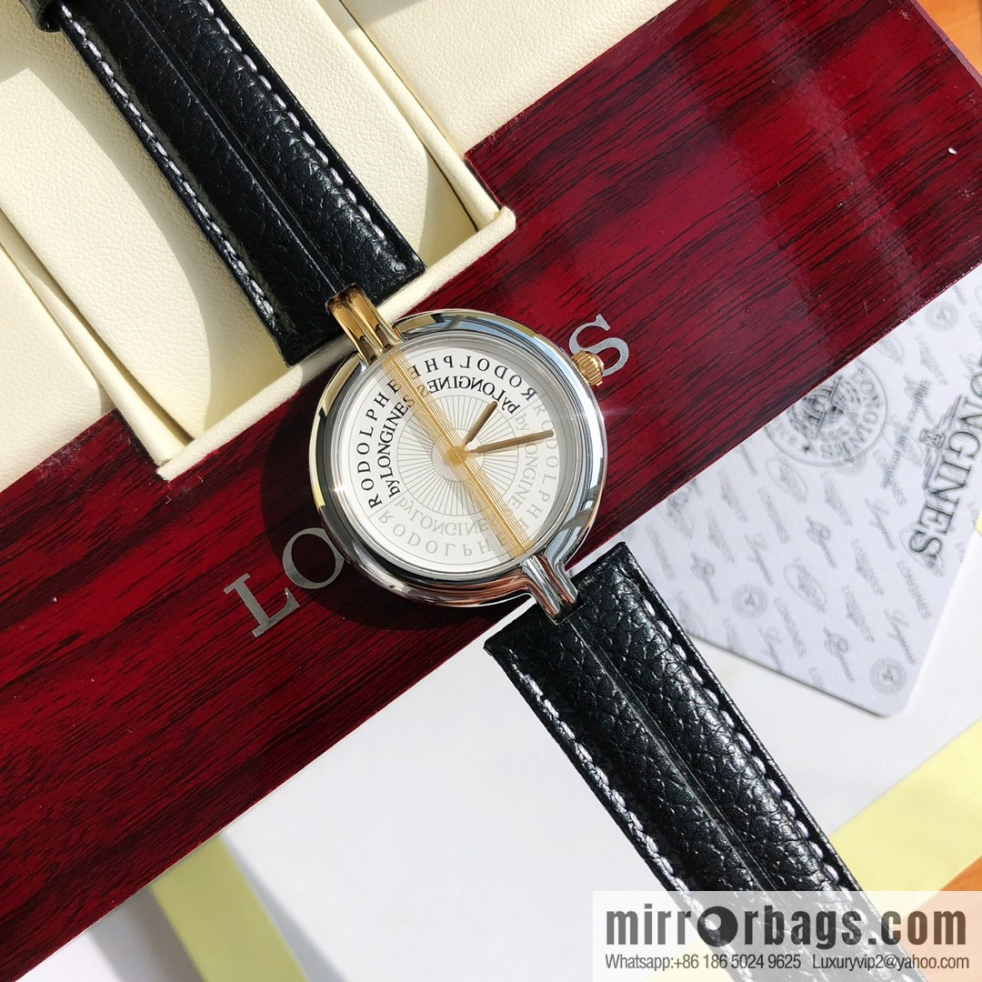 The Longines Rudolph series is a joint limited edition designed by top designers Rodolphe and Longines, large 32mm and small 24mm.