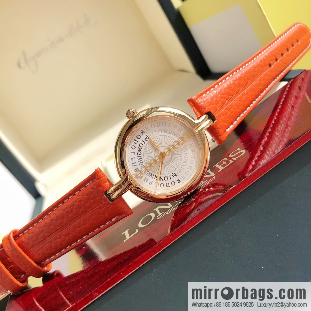 The Longines Rudolph series is a joint limited edition Swiss quartz movement watch designed by top designers Rodolphe and Longines