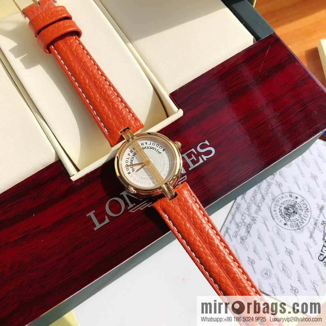 The Longines Rudolph series is a joint limited edition Swiss quartz movement watch designed by top designers Rodolphe and Longines