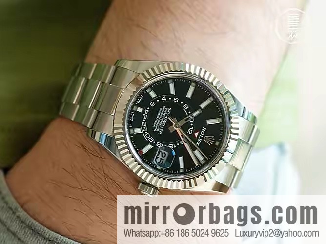H8 Rolex Sky-Dweller Skywalker Rolex Ring Command Triangle Pit Pattern