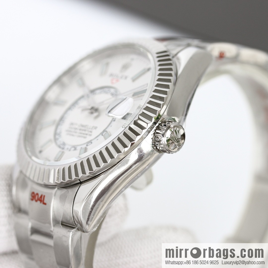 H8 Rolex Sky-Dweller Skywalker Rolex Ring Command Triangle Pit Pattern