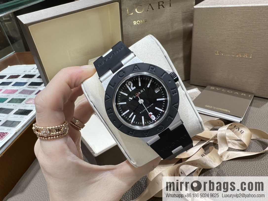 The new generation of Aluminium watches launched by BVLGARI