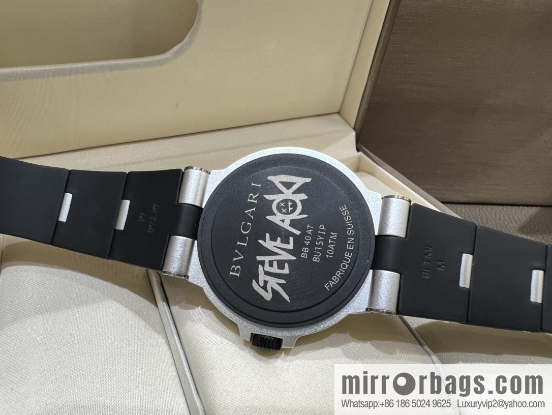The new generation of Aluminium watches launched by BVLGARI